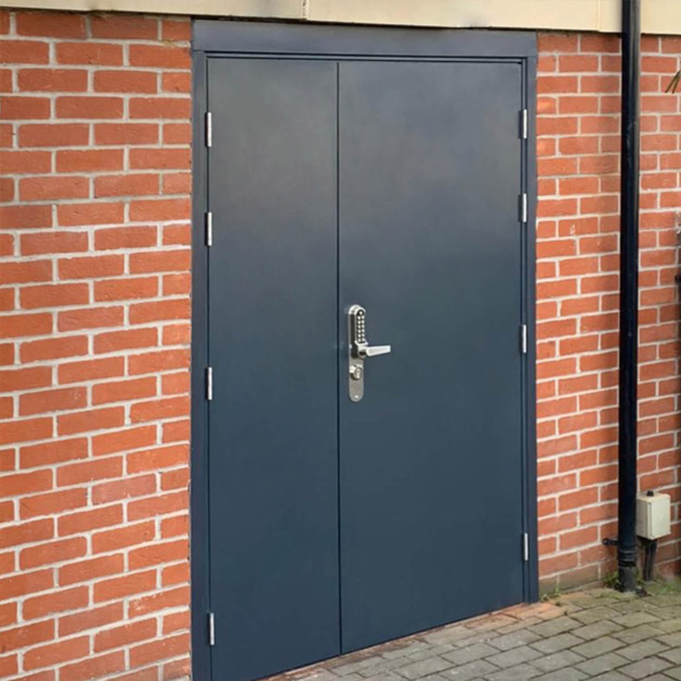 Metal doors serviced by Liberty Door Repair in Atlanta